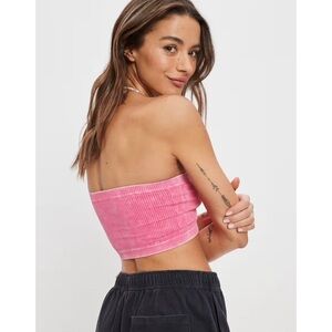 American Eagle Seamless Sun Set Cropped Tube Top